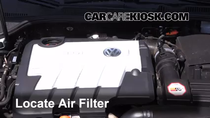 2013 Volkswagen Golf TDI 2.0L 4 Cyl. Turbo Diesel Hatchback (4 Door) Air Filter (Engine) Replace